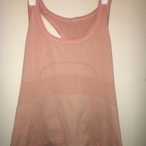 Peach Swiftly Tech Lululemon Tank
